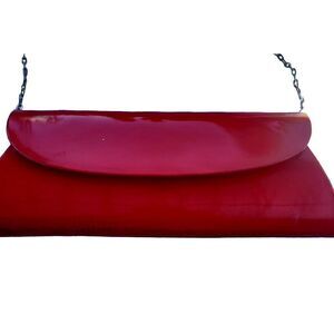 Cute red clutch/shoulder bag
